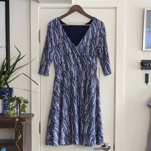 Betabrand Round-Trip Dress - Navy